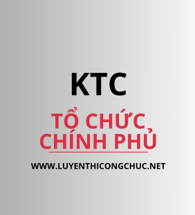 TỔ CHỨC CHÍNH PHỦ - ĐỀ 1