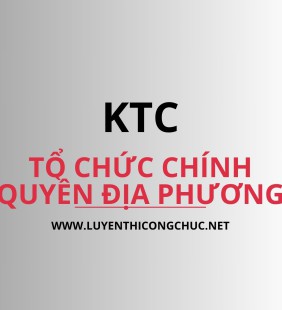 TỔ CHỨC CHÍNH QUYỀN ĐỊA PHƯƠNG - ĐỀ SỐ 2
